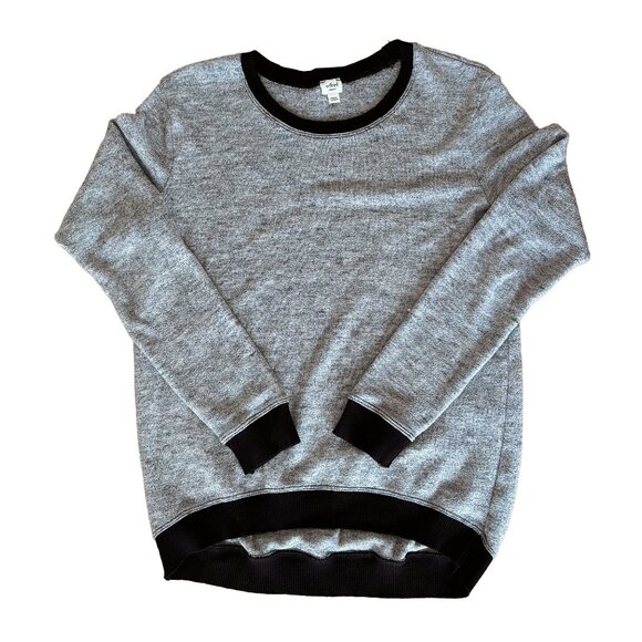 Wilfred Grey Knit Sweater w Black Contrast Trim - Picture 4 of 4